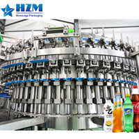 Machine de remplissage automatique de boissons gazeuses de bouteille en verre de 500ML