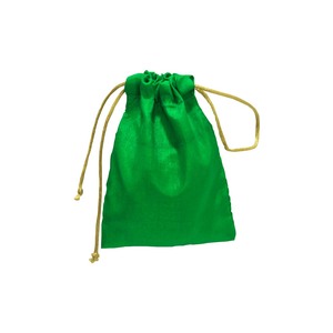 Sacs à provisions en satin gracieux à cordon pour cosmétiques quantité minimale de commande de bijoux de mariage 50 pièces - Product Image 1