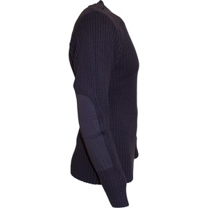 Automne hommes coton pull sweat personnalisé surdimensionné col rond uniforme avec 3D broderie solide motif - Product Image 6