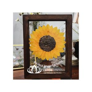Producto flores secas Marco de arte de la pared decoración del hogar hecho para regalo mejor producto de decoración mejor precio y venta caliente - Product Image 2