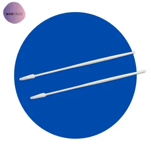 Safety Medical-Grade ABS Rod Flocking Head Cervical Swab For Gynecology / Cervical / Vaginal / Virus Sampling / HPV Detection