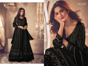 2024 dernière broderie lourde Anarkali costume robe longue de Style pakistanais avec Dupatta pour la conception de vêtements de fête pour dames - Product Image 6