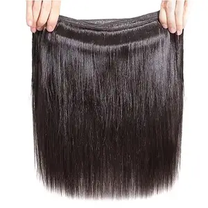 Venta al por mayor de cabello indio crudo vendedor de doble dibujado precio barato productos de cabello humano hueso recto extensiones de cabello humano vendedores
