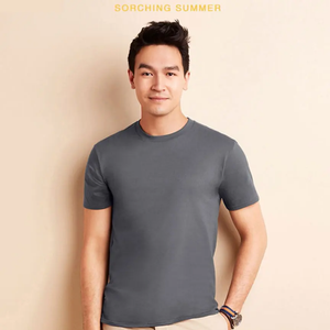 Gran oferta camisetas con capucha de algodón con estampado personalizado informal sólido de manga corta con cordón - Product Image 5