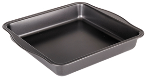 Stampo quadrato in acciaio antiaderente della gamma Moka 24x24x4,5 cm. (Ibili 823624) - Product Image 1