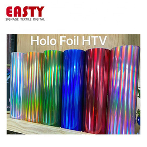 ฟอยล์โฮโลแกรมแบบม้วนสำหรับพิมพ์ลายเสื้อยืด รุ่น Htv Series ขนาด 0.22 เมตร แบบลอกเย็น ใช้ได้ที่อุณหภูมิสูง - Product Image 2