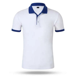 Polo ample surdimensionné en coton pour hommes, polo décontracté uni à manches courtes, vêtements, nouveauté - Product Image 5