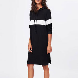 Customized Women's <b>Knee</b>-Length Hoodie in Competitive Price Street Wear Puff Printing Fleece Fabric Winter Season Hoodies - Product Image 3