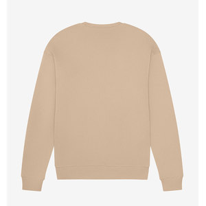 Nuevas sudaderas con estampado de logotipo privado hecho a medida, sudaderas de manga larga de Color sólido con cuello redondo Premium para hombre - Product Image 4