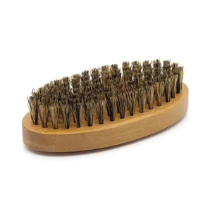 Brosse à barbe en bois MORGANS INDUSTRIES avec poils de sanglier et de nylon et peigne assorti, idéale pour les voyages et respectueuse de l'environnement pour l'entretien de la barbe - Product Image 4