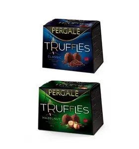 Trufas Pergale Clássico - Trufas Pergale Cognac - Trufas Ergale avelã 200 g/7 oz.