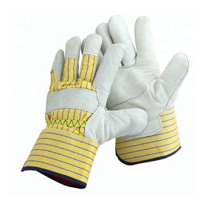 Gants de travail robustes de haute qualité à prix abordable, en cuir durable, gants de sécurité robustes - Product Image 1
