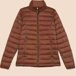 Chaqueta acolchada ligera para mujer, con cierre, para invierno, cálida, plegable, con cuello alto, precio económico, chaquetas para mujer - Product Image 1
