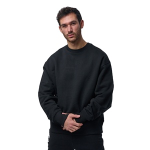 Jersey de punto suelto informal con cuello redondo para hombre de algodón 100% personalizado, ropa de calle, sudadera de Otoño de punto con cuello redondo para hombre - Product Image 1