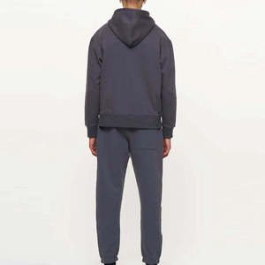 Survêtement en molleton uni surdimensionné pour homme de haute qualité, survêtement de jogging personnalisé - Product Image 3