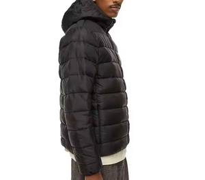 Veste matelassée d'hiver personnalisée pour hommes de grande taille Veste matelassée en coton avec logo gaufré au tarif de gros - Product Image 4