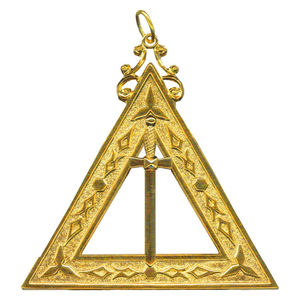 Vente en gros de glands en métal maçonnique Regalia plaqué or et argent pour tablier maçonnique Ronpex - Product Image 5