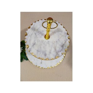 Slate Stone Metal Inlay Top Metal <b>Cake</b> <b>Stand</b> for Wedding Party Decorative Customized Size Custom Size Available - Product Image 3