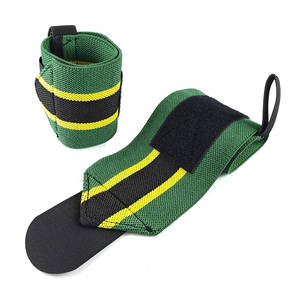 Muñequeras ajustables de nailon de neopreno unisex, accesorio de entrenamiento de gimnasio con logotipo personalizado, transpirable para levantamiento de pesas, Fitness, recién llegado - Product Image 2