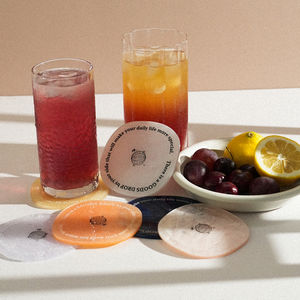 Posavasos de Acrílico Personalizado con Perla, Logotipo Personalizado Brillante, Reutilizable, para Vasos, Regalo Promocional para el Hogar o Cafetería - Product Image 2