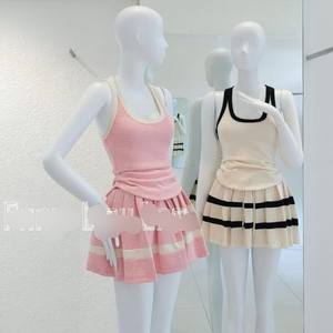 Conjunto deportivo corto para mujer Precio de fábrica Natural Odm Lavable Personalizado Fabricante de Vietnam Conjunto para niña 2 piezas Tipo - Product Image 5