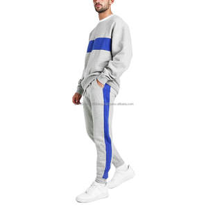 ชุดวอร์มแบบยูนิเซ็กซ์สั่งทำพิเศษ แห้งเร็ว ระบายอากาศได้ดี ชุด 2 ชิ้น เสื้อฮู้ดแบบสวมหัวและกางเกงวอร์ม - Product Image 1