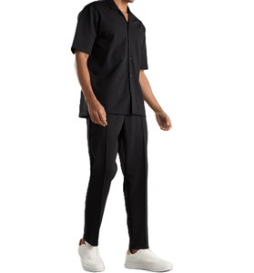 Survêtement décontracté pour homme avec chemise à demi-manches - Product Image 3