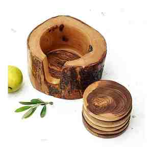 Top Bamboo Wood Tea Coaster Vente en gros exportateur de caboteur en bois personnalisé Fabricant et fournisseur de l'Inde - Product Image 1