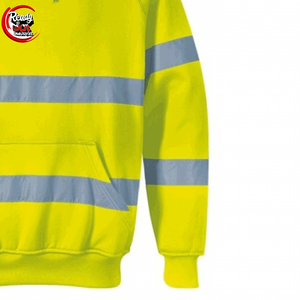 Vêtements de travail personnalisés en polyester haute visibilité (haute visibilité) pour la construction industrielle, hiver, travaux lourds, sécurité réfléchissante élevée - Product Image 4