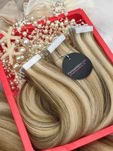 100% véritables extensions de ruban de kératine meilleure qualité pleine cuticule vague Curl Styles brut paquet de cheveux humains vietnamiens du Viet Nam - Product Image 2