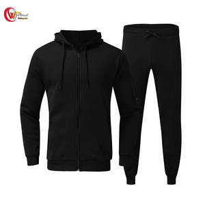 Survêtement décontracté d'hiver pour hommes, vente en gros OEM, haute qualité, respirant, écologique, polyester/coton, pour entraînement et gym - Product Image 1