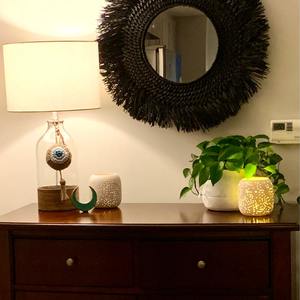 Bohemian Natural fringes rattan wall <b>mirror</b> Seagrass fibers Straw Wall Hangings <b>Mirror</b> for Home decor gift Handicrafts Vietnam - Product Image 6