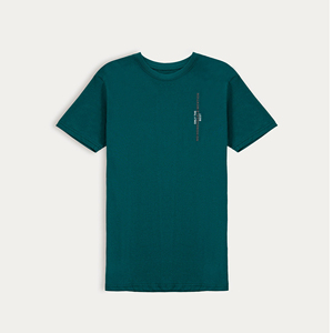 Wholesale 100% Cotton <b>Fleece</b> O-Neck T-<b>Shirt</b> <b>Men</b> Custom Plain Elastic Sleeves Breathable Eco-Friendly Light Weight T-<b>Shirt</b> - Product Image 3