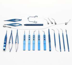 Instrumentos de Cirugía Oftálmica para Cataratas LHVCSS, Juego de 21 Piezas de Acero para Cirugía Manual de Cataratas de SurgiRight, Gran Venta - Product Image 1