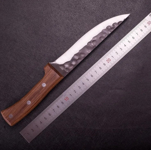 Cuchillos de Filetear de Acero de Damasco Hechos a Mano con Mango de Madera, Herramientas Culinarias Ecológicas y Duraderas para Cortar Pescado - Product Image 2