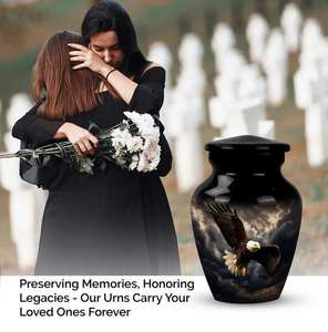 Personalized Soaring Eagle Urn <b>for</b> Human <b>Ashes</b> Decorative Modern Urn <b>for</b> Adults Eagle Memorial Urn Funeral <b>Ashes</b> <b>Keepsake</b> - Product Image 4