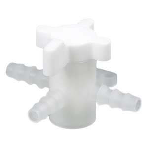 Vannes PVDF à trois voies avec poignée ergonomique pour une utilisation facile par Burkle GmbH - Product Image 1