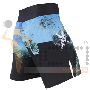 Mma Fight Shorts Grappling Muay Thai Bjj Training Jiu Jitsu No Gi Mma Short - Product Image 2