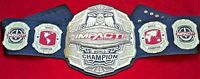 Ceinture de champion du monde de la lutte Impact Wrestling, taille adulte, fabriquée en zinc 2 mm