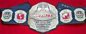 Cinturón de Campeonato Mundial de Impact Wrestling, Tamaño Adulto, Hecho de Zinc de 2mm - Product Image 6
