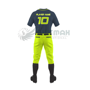 Klassisches Baseball-Uniform-Set mit moderner Passform und leichtem Stoff zur Verbesserung der Flexibilität und des Komforts der Spieler geschwindigkeit - Product Image 1