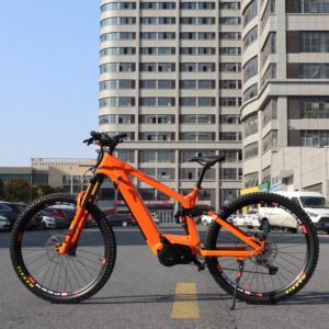 Vélo électrique Bafang G510 M620 à <span class=keywords><strong>suspension</strong></span> intégrale en carbone Cadre de <span class=keywords><strong>VTT</strong></span> 29 <span class=keywords><strong>FOX</strong></span> 38 Amortisseur de fourche en carbone - Product Image 4