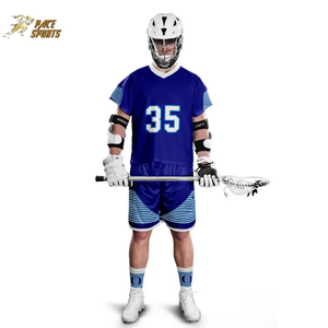 เครื่องแบบลาครอสแบบระเหิดสีขาวเครื่องแบบทีมลาครอสดีไซน์พรีเมียม - Product Image 6