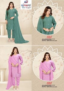 Costume traditionnel indien pakistanais Shalwar Kameez pour femmes, élégant, pour les fêtes, décontracté, Kurti, tenue confortable pour tous les jours - Product Image 3