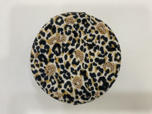Boîte de rangement noire brodée à la main avec des perles, organisateur de bijoux de luxe en bois et velours à imprimé animal tendance, couleur et taille personnalisées - Product Image 2