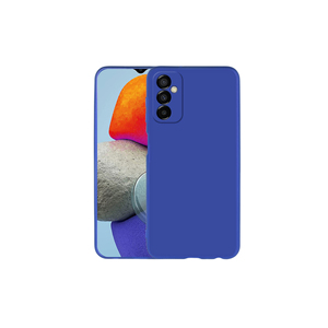 Coque en silicone souple SAFA Premier pour Samsung pour Galaxy M23, coque arrière en bleu sax pour les modèles A53 A34 A03S A24 A22 A12 A71 A14 - Product Image 1