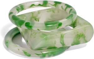 Eco Friendly Handmade Resin Bangles with Gold Foil Ideal for Weddings and Celebrations At Lowest Coast By AALIYAN IMPEX - Product Image 5