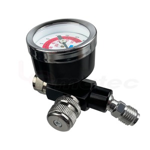 Manómetro Analógico LEMATEC Lemaetc 0-140 Psi 0-10 Bar, Carcasa Metálica, Regulador de Flujo de Aire de 1/4 para Pistola de Pulverización, Herramientas Industriales - Product Image 5
