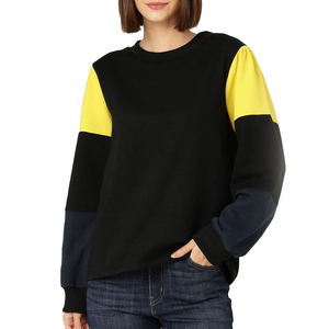 Meilleur design Automne Hiver Plain Women Sweatshirts Loose Fashion Pullover Oversized Women Crew Neck Drop Shoulder Customized - Product Image 2