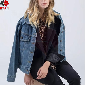 Veste en jean décontractée pour femmes, fabricant, logo personnalisé, OEM, ODM, veste en jean pour femmes - Product Image 3